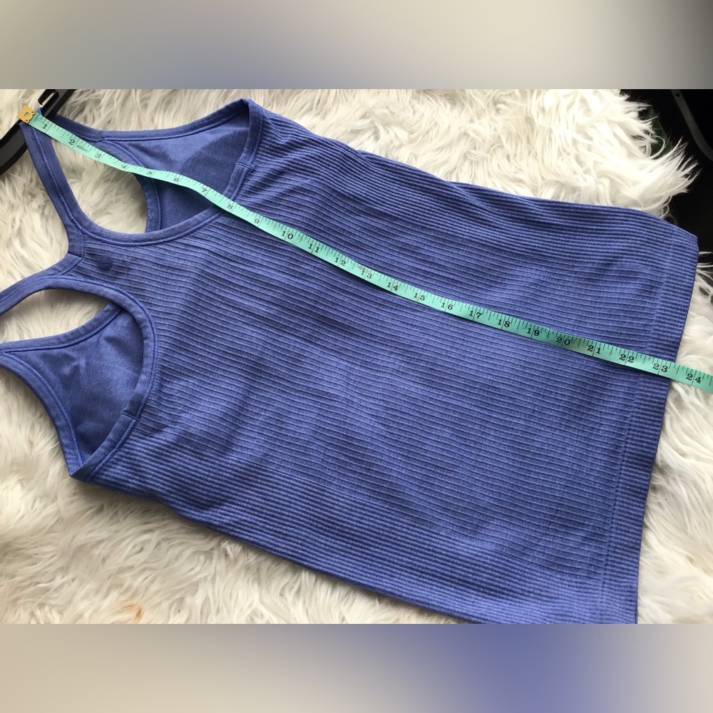 🌼Lululemon Ebb to Street Shelf Bra Tank Top *Light Support Wild Indigo Size 8 - Picture 12 of 12